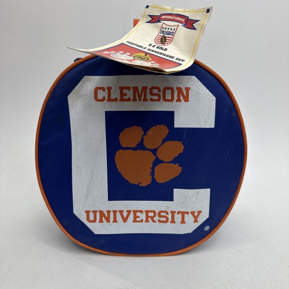 Clemson University E-Z Hold Portable Dinnerware Set - Picture 11 of 11